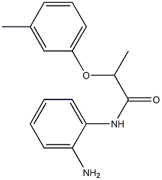 N-(2-aminophenyl)-2-(3-methylphenoxy)propanamide 结构式