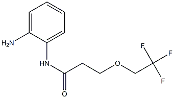 N-(2-aminophenyl)-3-(2,2,2-trifluoroethoxy)propanamide Structure