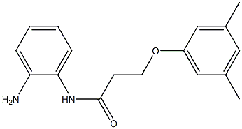 N-(2-aminophenyl)-3-(3,5-dimethylphenoxy)propanamide Structure