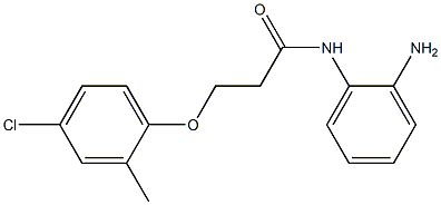 N-(2-aminophenyl)-3-(4-chloro-2-methylphenoxy)propanamide Struktur