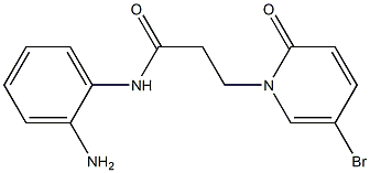 N-(2-aminophenyl)-3-(5-bromo-2-oxo-1,2-dihydropyridin-1-yl)propanamide