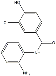 N-(2-aminophenyl)-3-chloro-4-hydroxybenzamide 结构式