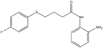  N-(2-aminophenyl)-4-[(4-fluorophenyl)sulfanyl]butanamide