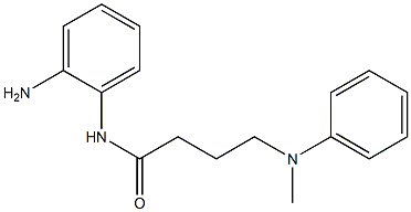 N-(2-aminophenyl)-4-[methyl(phenyl)amino]butanamide Structure