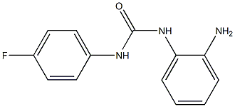 N-(2-aminophenyl)-N'-(4-fluorophenyl)urea 化学構造式