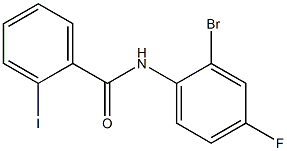 N-(2-bromo-4-fluorophenyl)-2-iodobenzamide Structure