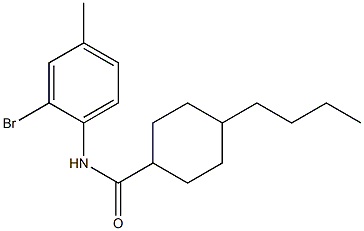 N-(2-bromo-4-methylphenyl)-4-butylcyclohexane-1-carboxamide