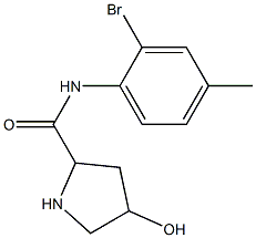 N-(2-bromo-4-methylphenyl)-4-hydroxypyrrolidine-2-carboxamide|