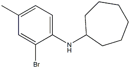 N-(2-bromo-4-methylphenyl)cycloheptanamine