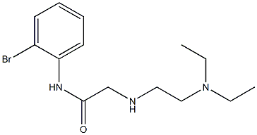 N-(2-bromophenyl)-2-{[2-(diethylamino)ethyl]amino}acetamide Structure