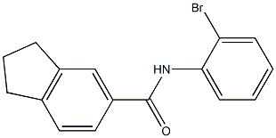 N-(2-bromophenyl)indane-5-carboxamide