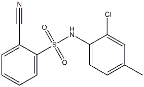 N-(2-chloro-4-methylphenyl)-2-cyanobenzene-1-sulfonamide