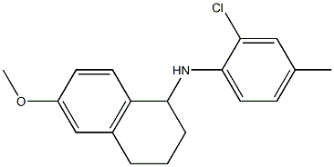 N-(2-chloro-4-methylphenyl)-6-methoxy-1,2,3,4-tetrahydronaphthalen-1-amine Structure