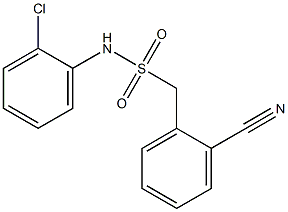 N-(2-chlorophenyl)-1-(2-cyanophenyl)methanesulfonamide