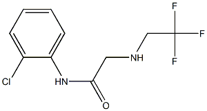 N-(2-chlorophenyl)-2-[(2,2,2-trifluoroethyl)amino]acetamide