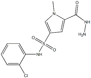 N-(2-chlorophenyl)-5-(hydrazinocarbonyl)-1-methyl-1H-pyrrole-3-sulfonamide