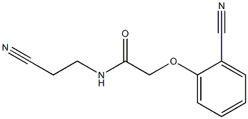 N-(2-cyanoethyl)-2-(2-cyanophenoxy)acetamide