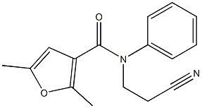  N-(2-cyanoethyl)-2,5-dimethyl-N-phenyl-3-furamide