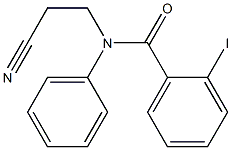 N-(2-cyanoethyl)-2-iodo-N-phenylbenzamide Structure