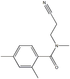 N-(2-cyanoethyl)-N,2,4-trimethylbenzamide Struktur