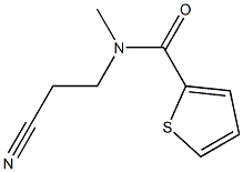 N-(2-cyanoethyl)-N-methylthiophene-2-carboxamide Structure