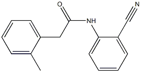 N-(2-cyanophenyl)-2-(2-methylphenyl)acetamide Structure