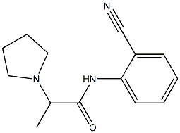 N-(2-cyanophenyl)-2-(pyrrolidin-1-yl)propanamide