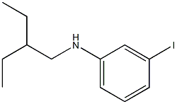 N-(2-ethylbutyl)-3-iodoaniline 结构式