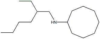 N-(2-ethylhexyl)cyclooctanamine Struktur