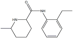 N-(2-ethylphenyl)-6-methylpiperidine-2-carboxamide Struktur