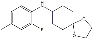 N-(2-fluoro-4-methylphenyl)-1,4-dioxaspiro[4.5]decan-8-amine