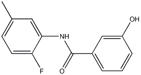  N-(2-fluoro-5-methylphenyl)-3-hydroxybenzamide