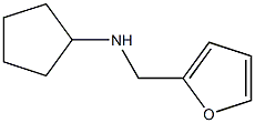 N-(2-furylmethyl)cyclopentanamine Struktur