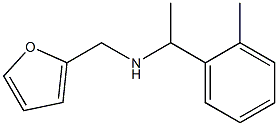 N-(2-furylmethyl)-N-[1-(2-methylphenyl)ethyl]amine,,结构式