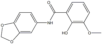 N-(2H-1,3-benzodioxol-5-yl)-2-hydroxy-3-methoxybenzamide