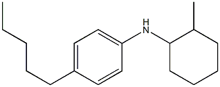 N-(2-methylcyclohexyl)-4-pentylaniline Structure