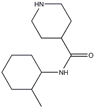 N-(2-methylcyclohexyl)piperidine-4-carboxamide Structure