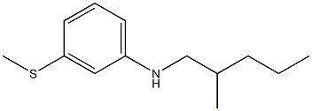 N-(2-methylpentyl)-3-(methylsulfanyl)aniline,,结构式