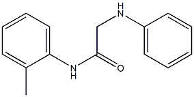 N-(2-methylphenyl)-2-(phenylamino)acetamide Structure