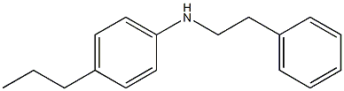 N-(2-phenylethyl)-4-propylaniline Structure