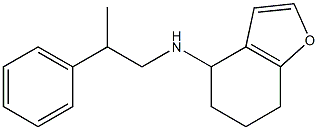 N-(2-phenylpropyl)-4,5,6,7-tetrahydro-1-benzofuran-4-amine Structure