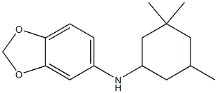 N-(3,3,5-trimethylcyclohexyl)-2H-1,3-benzodioxol-5-amine Structure