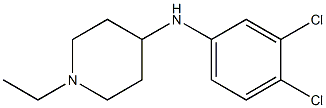 N-(3,4-dichlorophenyl)-1-ethylpiperidin-4-amine Struktur