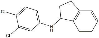 N-(3,4-dichlorophenyl)-2,3-dihydro-1H-inden-1-amine Struktur