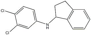 N-(3,4-dichlorophenyl)-2,3-dihydro-1H-inden-1-amine 结构式