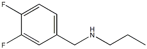 N-(3,4-difluorobenzyl)-N-propylamine Struktur