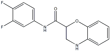 N-(3,4-difluorophenyl)-3,4-dihydro-2H-1,4-benzoxazine-2-carboxamide|