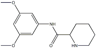 N-(3,5-dimethoxyphenyl)piperidine-2-carboxamide Struktur