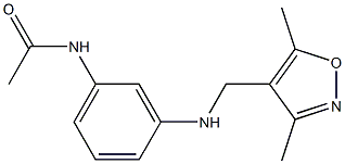 N-(3-{[(3,5-dimethyl-1,2-oxazol-4-yl)methyl]amino}phenyl)acetamide Structure