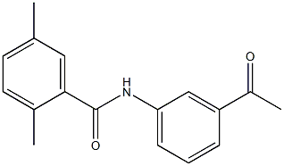 N-(3-acetylphenyl)-2,5-dimethylbenzamide Structure